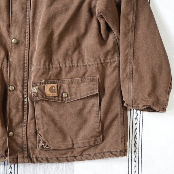 Vintage 90's Carhartt Quilt Lined Barn Jacket | Large - Picture 2 of 10